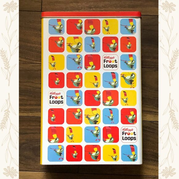 Vintage Kellogg’s Froot Loops Tin – Toucan Sam Collector’s Item - Picture 3 of 7